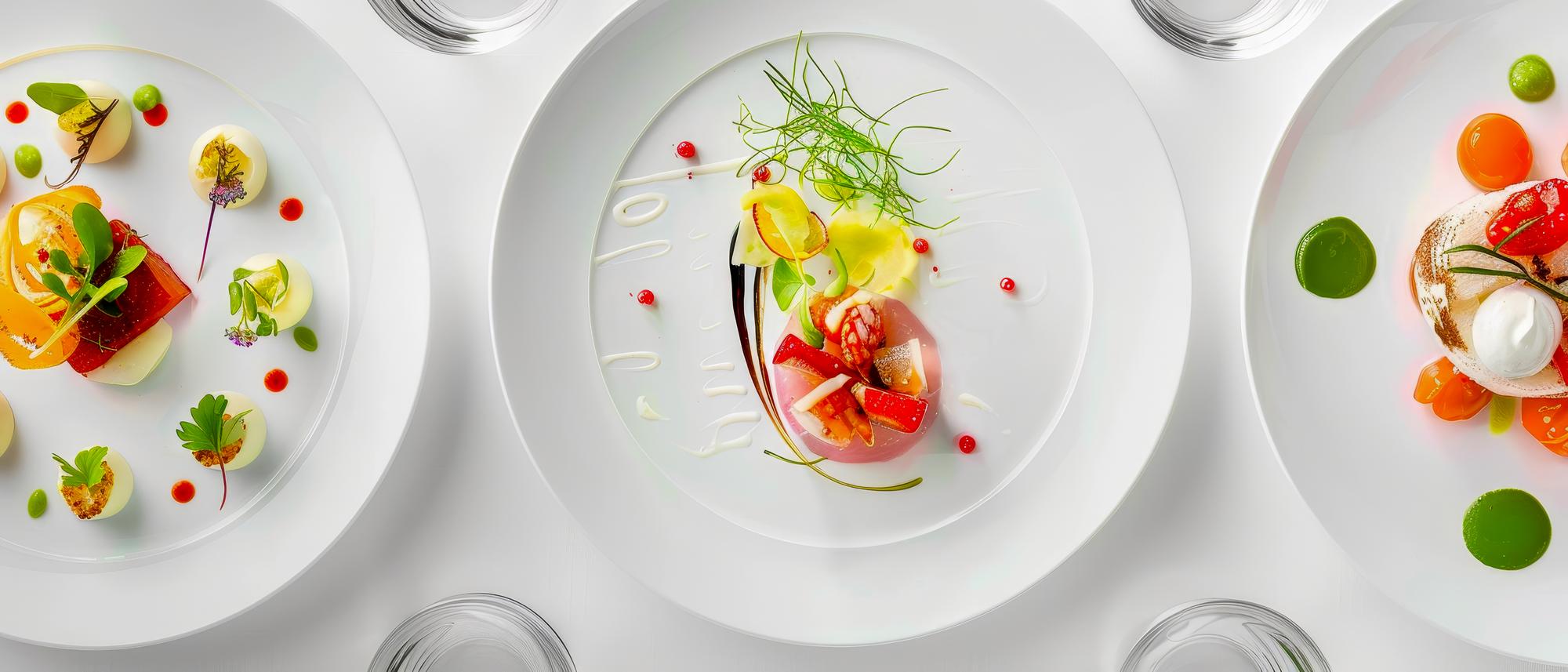 Sample plated menu example